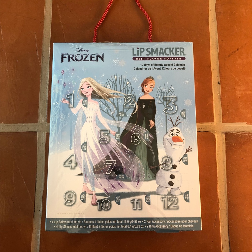 Disney Frozen 12 Days of Christmas Lipsmackers Calendar